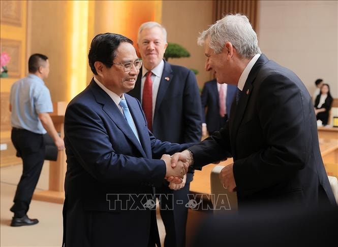 Thủ tướng Phạm Minh Chính làm việc với Hội đồng Kinh doanh Hoa Kỳ - ASEAN