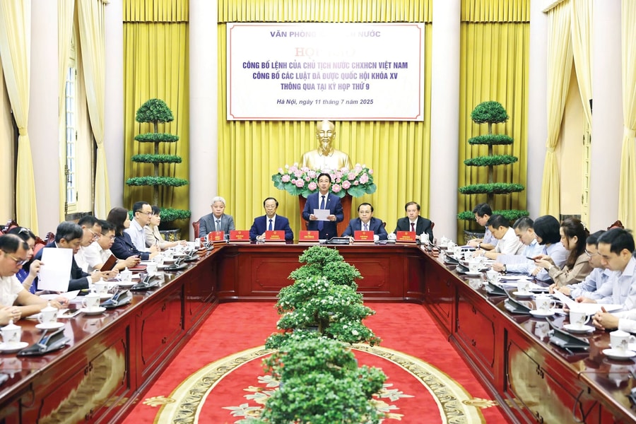 Công bố Lệnh của Chủ tịch nước về 9 luật được Quốc hội thông qua tại Kỳ họp thứ Chín