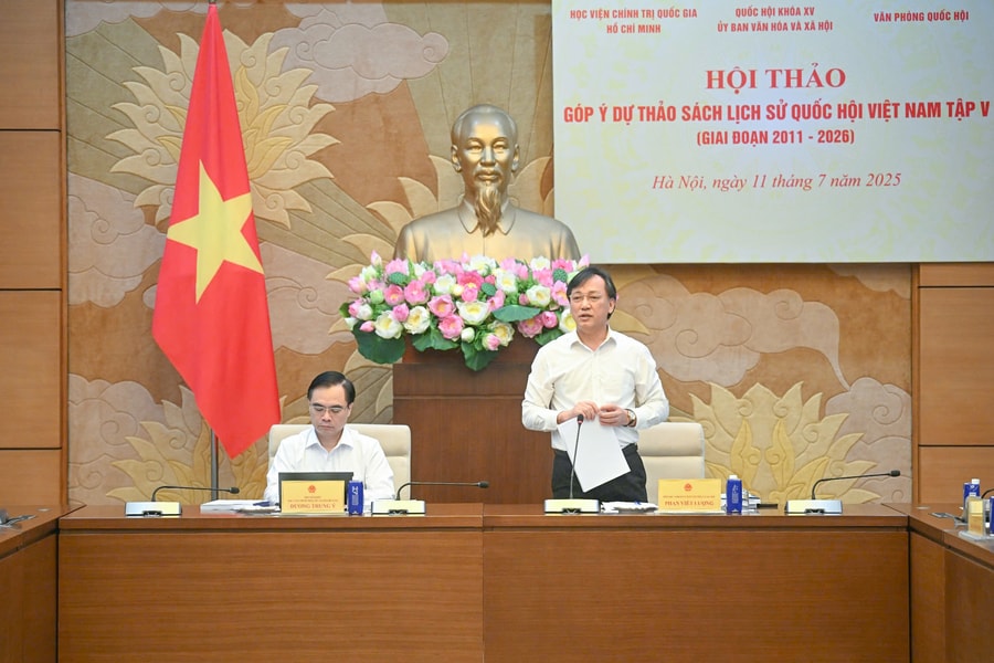 Hội thảo góp ý dự thảo sách Lịch sử Quốc hội Việt Nam giai đoạn 2011 - 2026