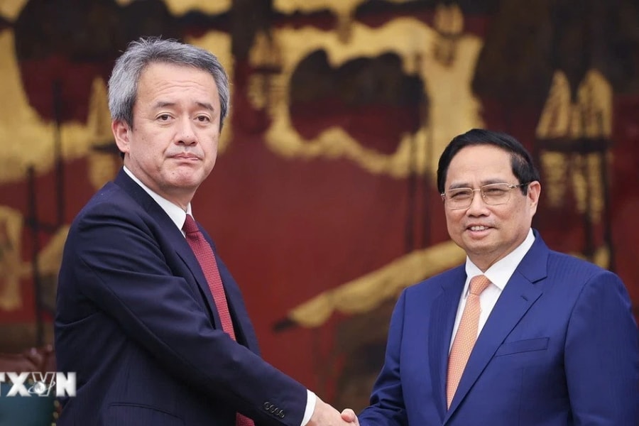 Thủ tướng Phạm Minh Chính tiếp Tổng giám đốc Tập đoàn Marubeni
