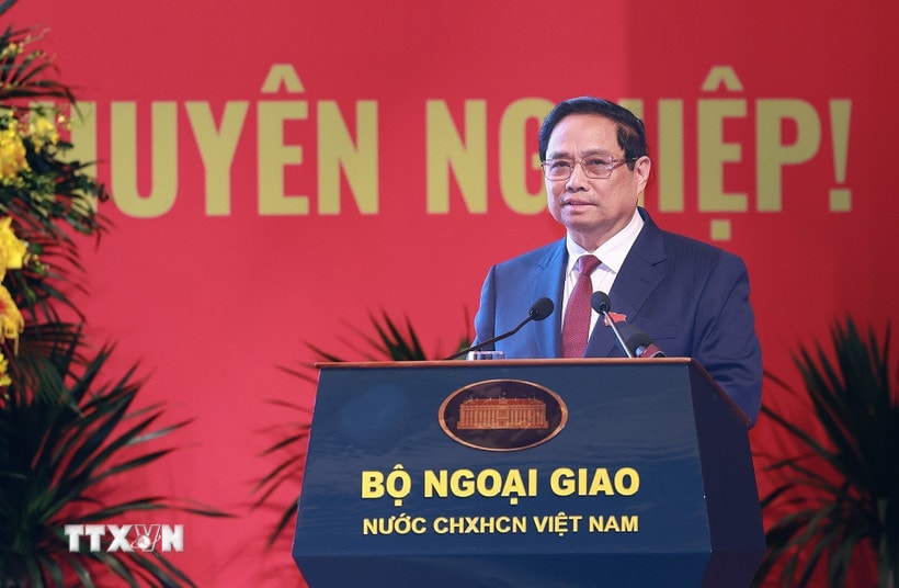 Thủ tướng Phạm Minh Chính: Đảng bộ Bộ Ngoại giao có quyết tâm cao, khát vọng lớn, tinh thần chiến đấu và đổi mới mạnh mẽ