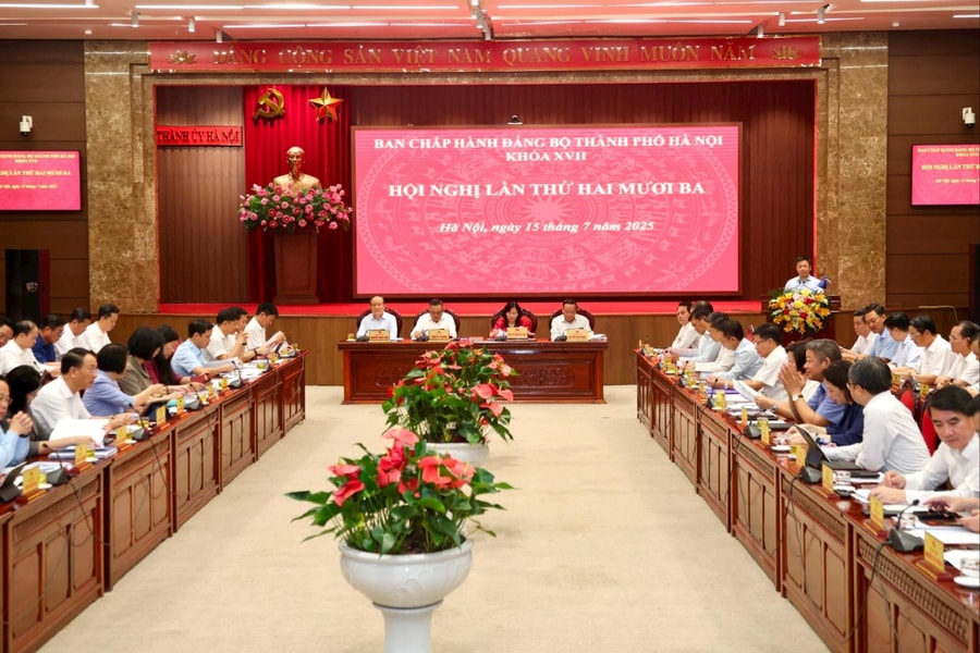 Hội nghị lần thứ 23 Ban Chấp hành Đảng bộ thành phố Hà Nội khóa XVII