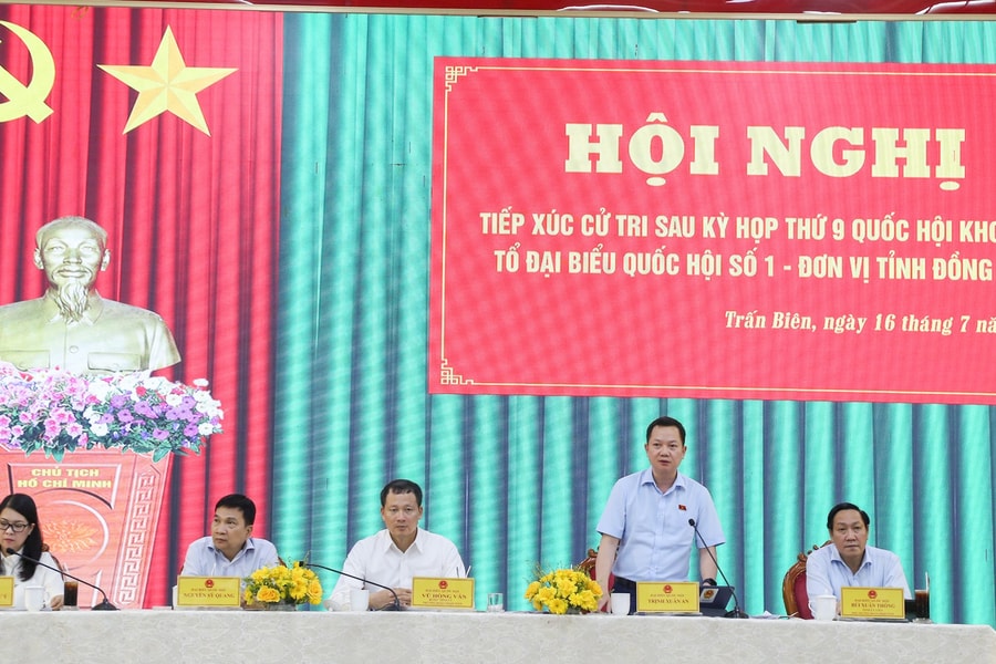 Đồng Nai: Cử tri kiến nghị nhiều vấn đề về hạ tầng giao thông, thuế khoán