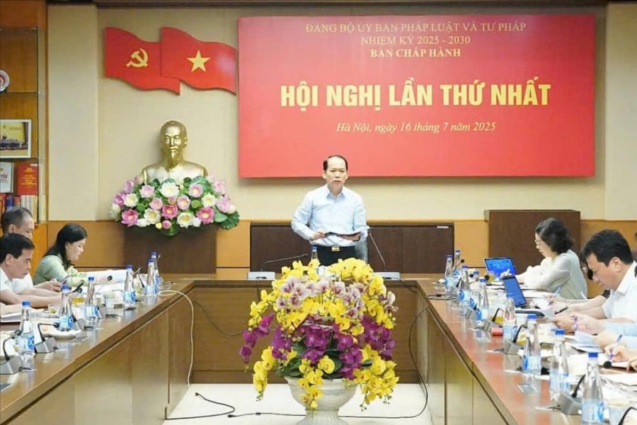 Hội nghị lần thứ Nhất, Ban Chấp hành Đảng bộ Ủy ban Pháp luật và Tư pháp nhiệm kỳ 2025 - 2030