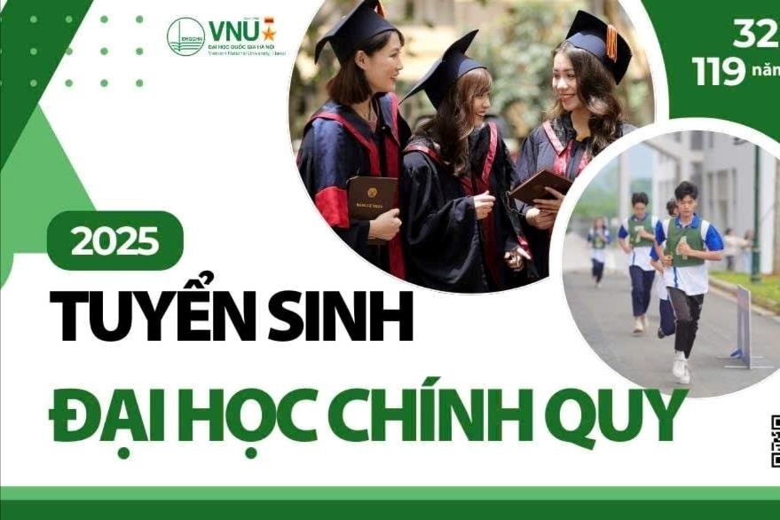 Đạt 19 điểm trở lên mới được nộp hồ sơ xét tuyển vào Đại học Quốc gia Hà Nội năm 2025
