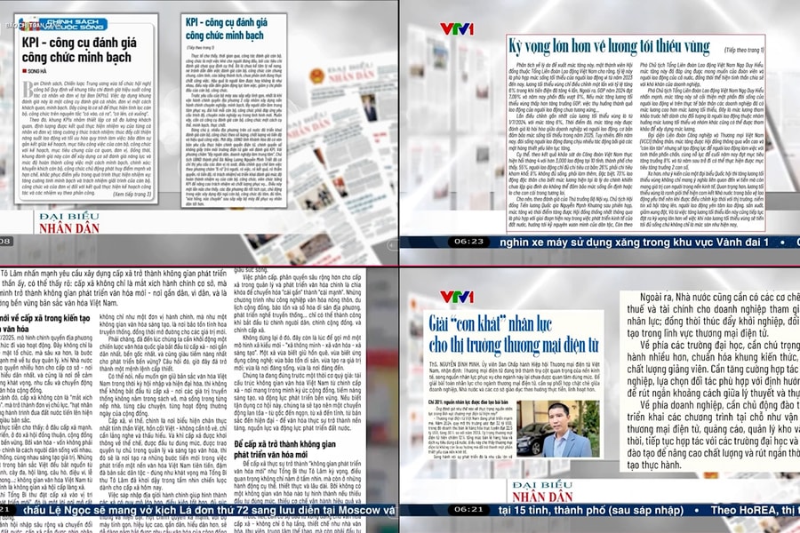 Tổng hợp Điểm báo VTV1 tuần từ ngày 14/7- 20/7/2025