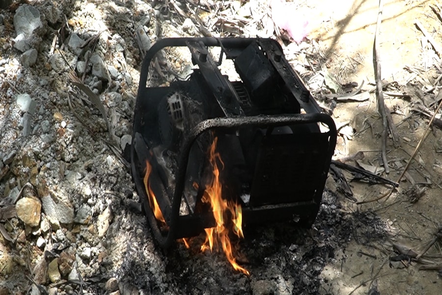 Quảng Trị: Không thể dùng thuốc “đặc trị” để phá hủy các hầm, lò khai thác vàng trái phép