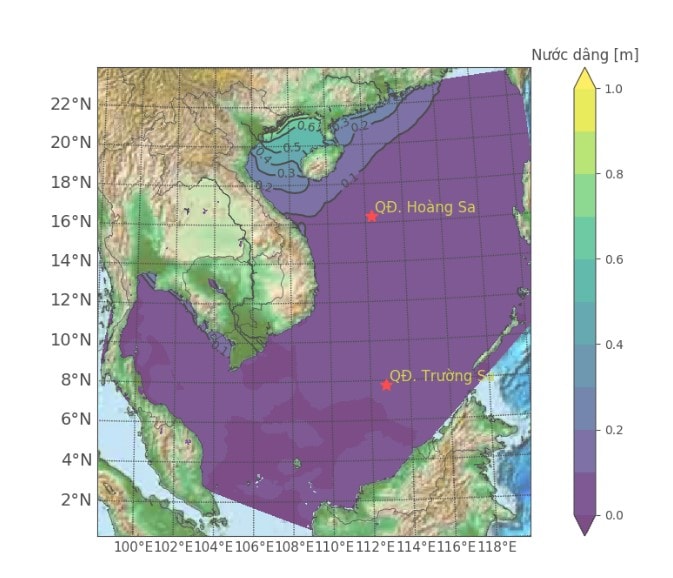 Bão số 3 Wipha: Nước vùng cửa sông ven biển tỉnh Hưng Yên dâng cao vượt mức lịch sử 2,97m