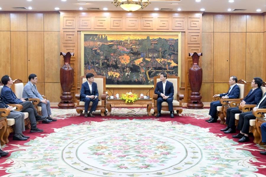 Chủ tịch UBND tỉnh Bắc Ninh tiếp và làm việc với Tổng Giám đốc Samsung Việt Nam