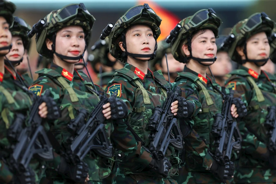 Điểm sàn khối trường quân đội năm 2025 cao nhất là 23 điểm