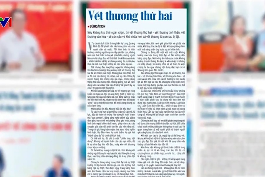 Điểm báo VTV1: Vết thương thứ hai