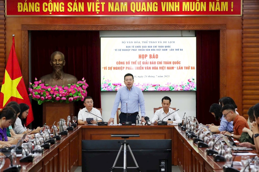 Công bố thể lệ Giải Báo chí toàn quốc “Vì sự nghiệp phát triển Văn hóa Việt Nam” lần thứ Ba