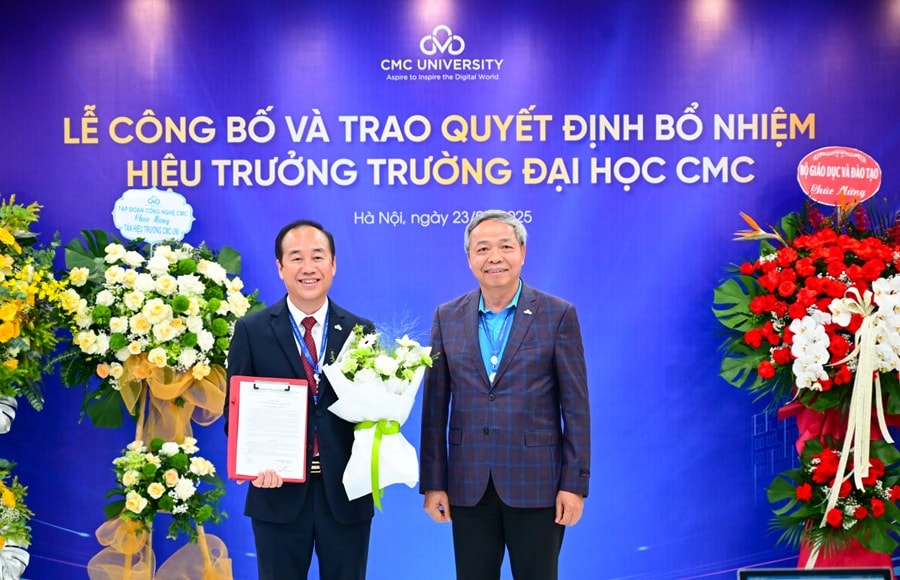 PGS.TS Nguyễn Thanh Tùng giữ chức vụ Hiệu trưởng Trường Đại học CMC