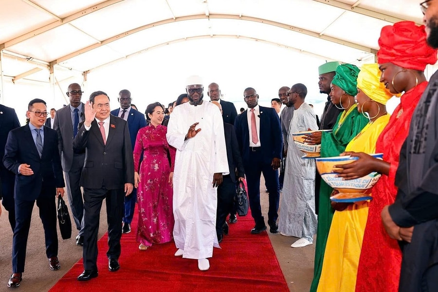 Một số hình ảnh Chủ tịch Quốc hội Trần Thanh Mẫn trong chuyến thăm chính thức Senegal