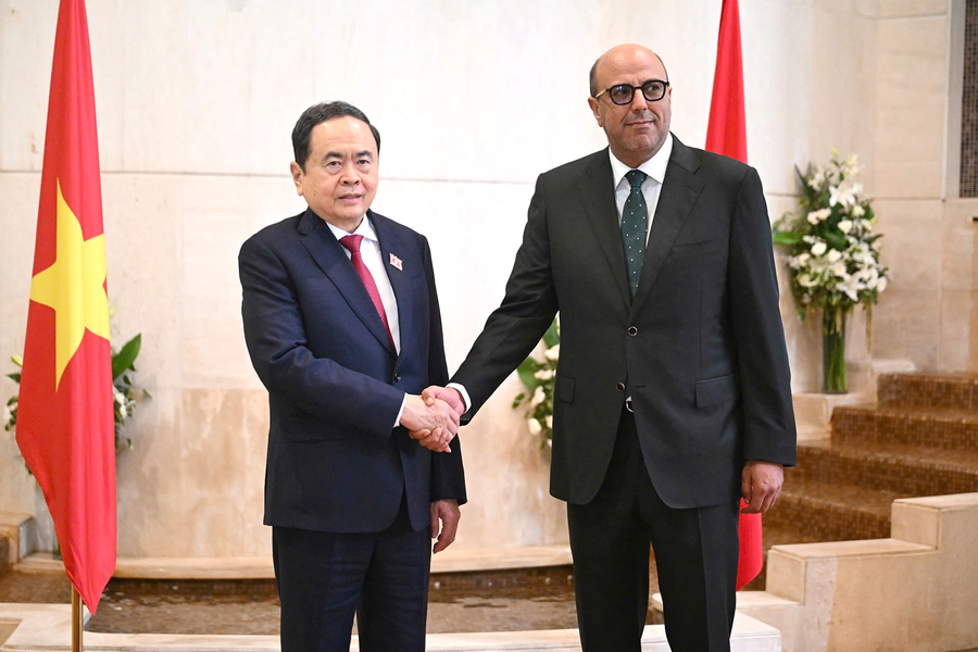 Chủ tịch Quốc hội Trần Thanh Mẫn hội đàm Chủ tịch Thượng viện Morocco
