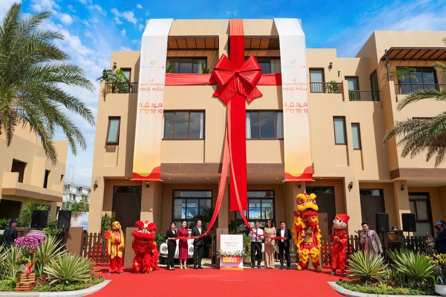 Khai trương nhà mẫu Sông Town – dấu ấn Bắc Phi bên biển Bãi Dài