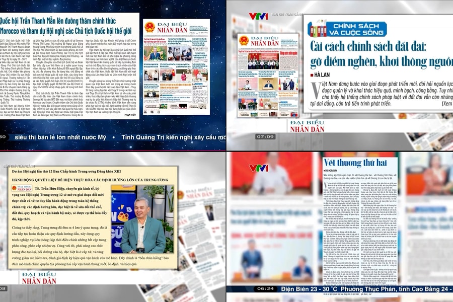 Tổng hợp Điểm báo VTV1 tuần từ ngày 21 - 27/7/2025