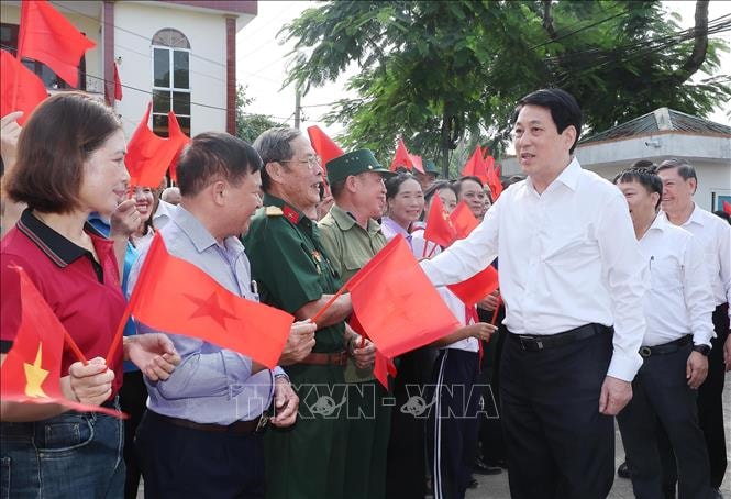 Chủ tịch nước Lương Cường dự sinh hoạt chuyên đề tại Quảng Ninh