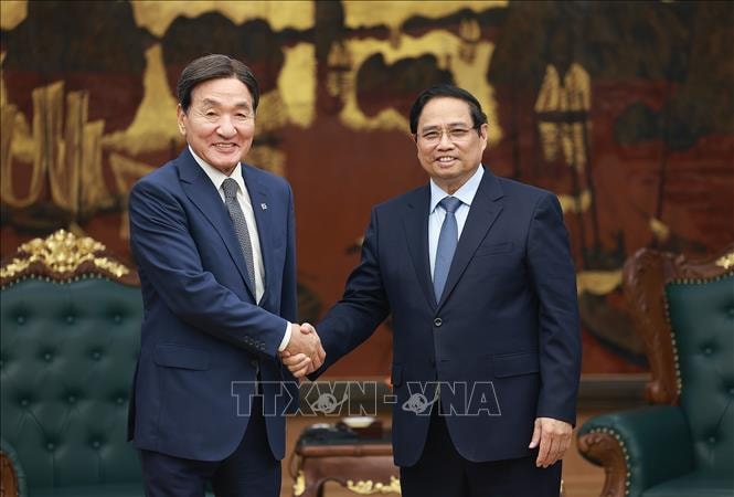 Thủ tướng Phạm Minh Chính tiếp Đặc phái viên của Tổng thống Hàn Quốc