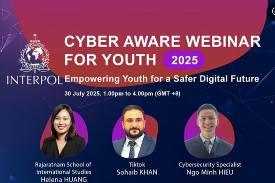 Cảnh giác với lừa đảo mạng: INTERPOL mở hội thảo miễn phí cho giới trẻ Việt