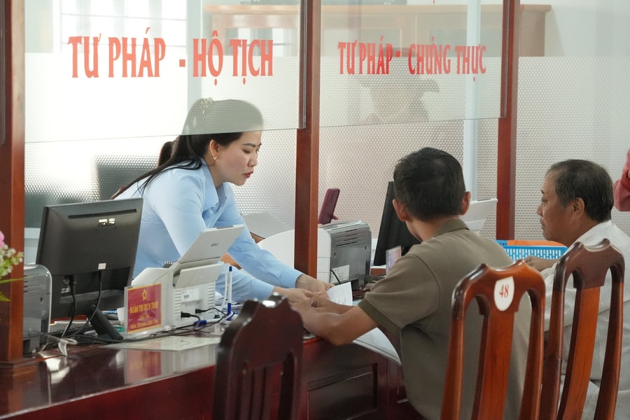 Xã Nam Thành, tỉnh Lâm Đồng: Người dân tiếp cận dịch vụ công thuận tiện, nhanh chóng