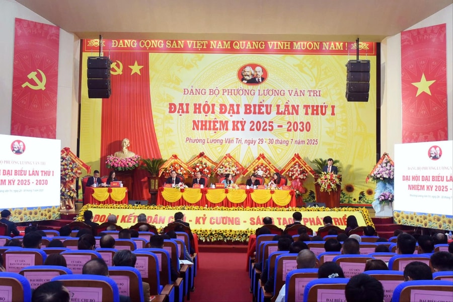 Phường Lương Văn Tri (Lạng Sơn): Tổ chức Đại hội đại biểu lần thứ nhất nhiệm kỳ 2025-2030