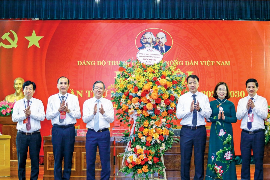 Trung ương hội Nông dân Việt Nam tổ chức Đại hội Đảng bộ lần thứ nhất, nhiệm kỳ 2025 - 2030