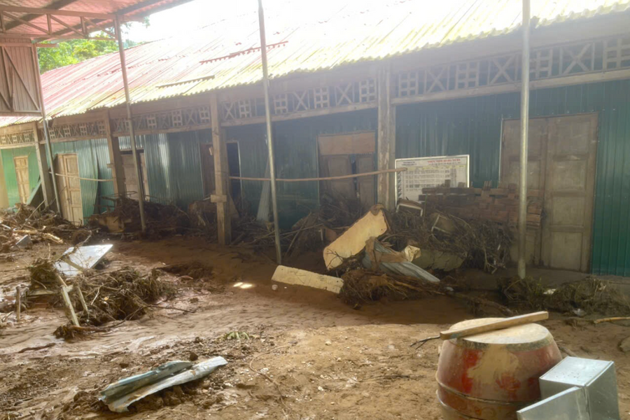 Thiệt hại sau trận lũ lịch sử: Trường học Nghệ An khẩn thiết kêu gọi giúp đỡ để học sinh được trở lại trường