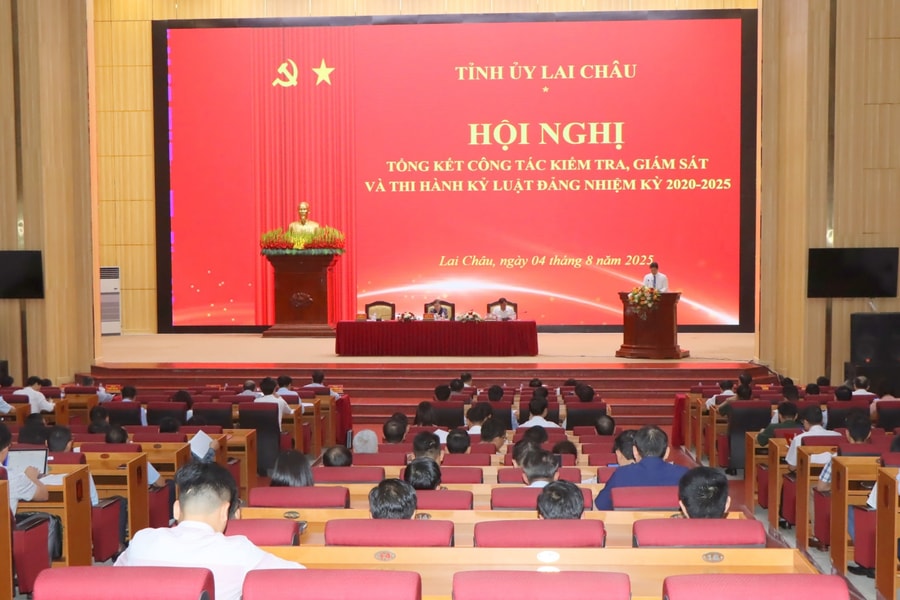 Lai Châu: Tổng kết công tác kiểm tra, giám sát và thi hành kỷ luật Đảng nhiệm kỳ 2020 - 2025