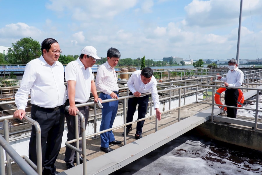 Đoàn giám sát của Quốc hội về thực hiện pháp luật bảo vệ môi trường khảo sát tại Tây Ninh