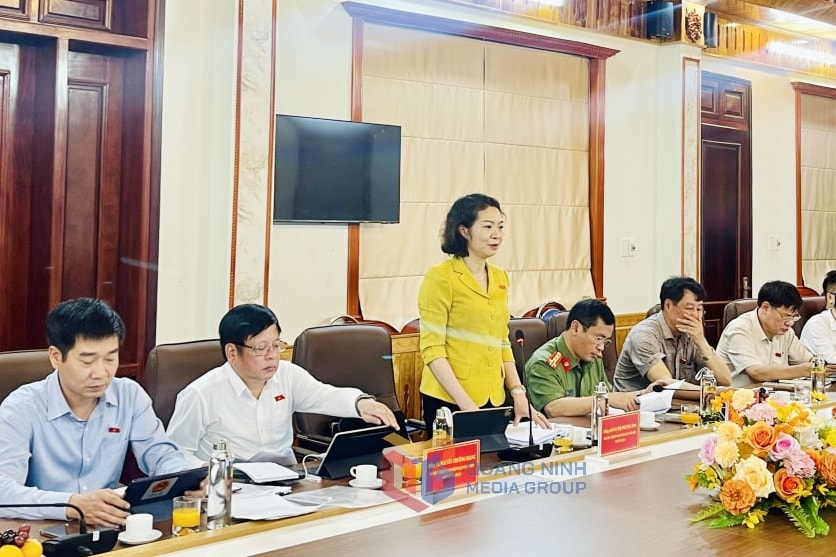 Đoàn khảo sát của Ủy ban Pháp luật và Tư pháp làm việc tại Trại giam Quảng Ninh