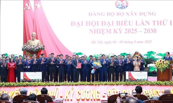 Thủ tướng Phạm Minh Chính dự Đại hội Đảng bộ Bộ Xây dựng lần thứ I