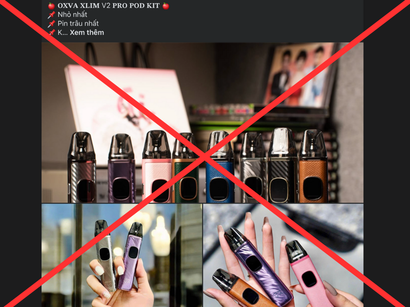 Tăng cường kiểm tra, xử lý vi phạm quảng cáo, bán thuốc lá điện tử qua thương mại điện tử