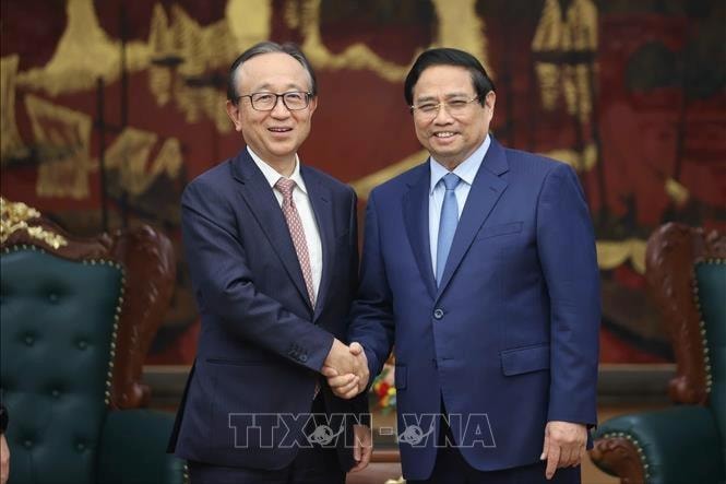 Thủ tướng Phạm Minh Chính tiếp Tổng giám đốc Tập đoàn MUFG, Nhật Bản