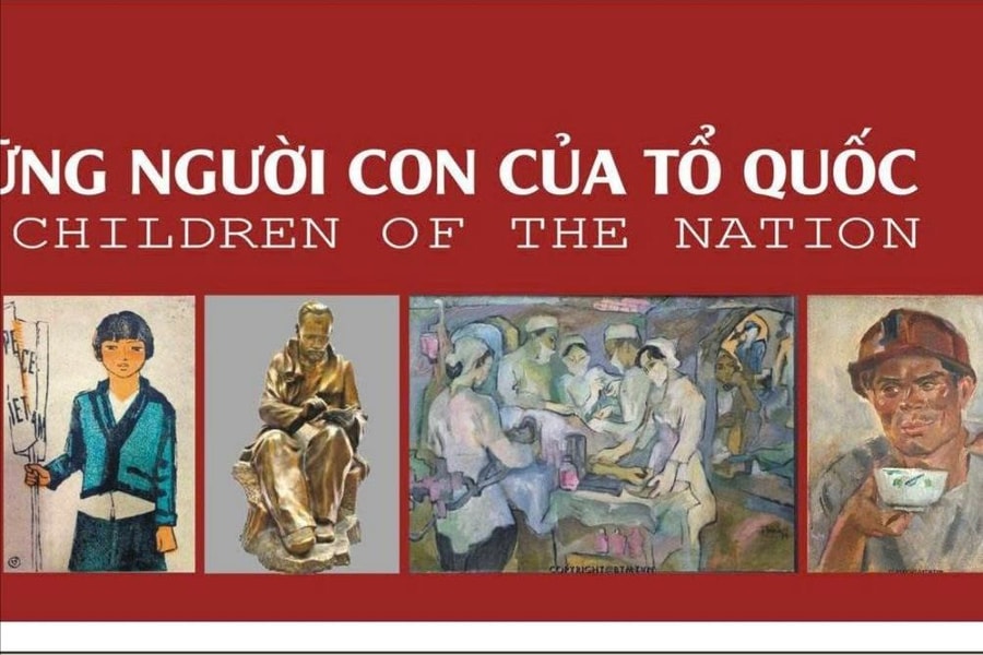 “Những người con của Tổ quốc” trong mỹ thuật