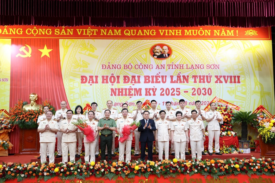 Đại hội đại biểu Đảng bộ Công an tỉnh Lạng Sơn lần thứ XVIII: Xây dựng Công an tỉnh chính quy, tinh nhuệ, hiện đại và vững mạnh toàn diện