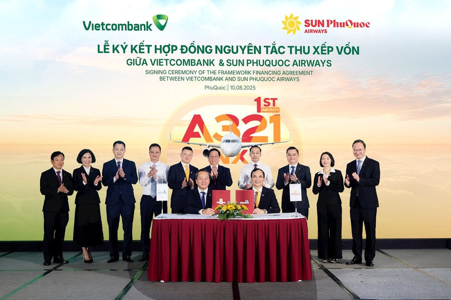 Cái "bắt tay" giữa Sun PhuQuoc Airways và Vietcombank: "Hổ mọc thêm cánh" cho khát vọng thống lĩnh bầu trời Việt