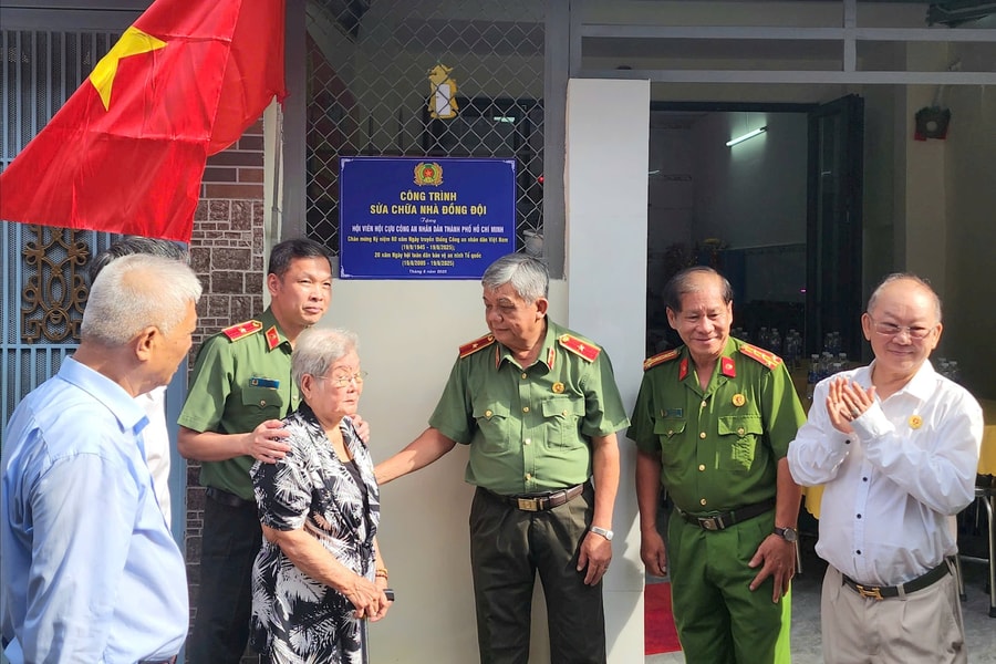 TP. Hồ Chí Minh: Khánh thành “Mái ấm nghĩa tình” tri ân Cựu CAND có hoàn cảnh khó khăn