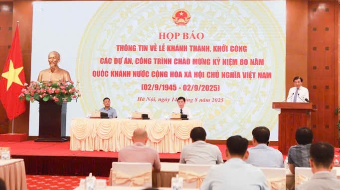 250 dự án sẽ được khởi công, khánh thành chào mừng 80 năm Quốc khánh 2/9