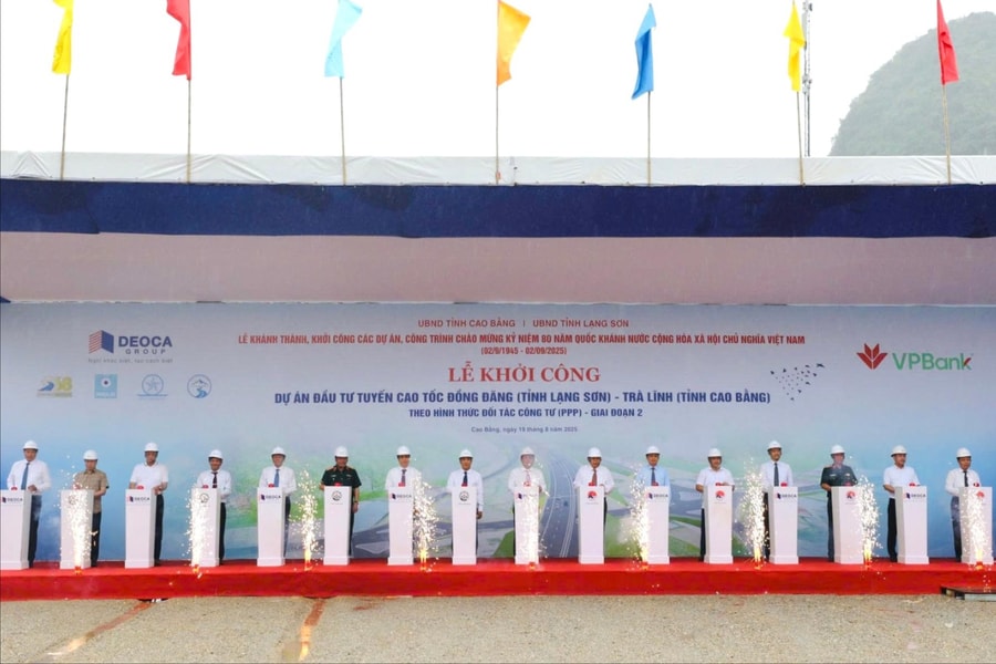 Khởi công giai đoạn 2 dự án cao tốc Đồng Đăng - Trà Lĩnh