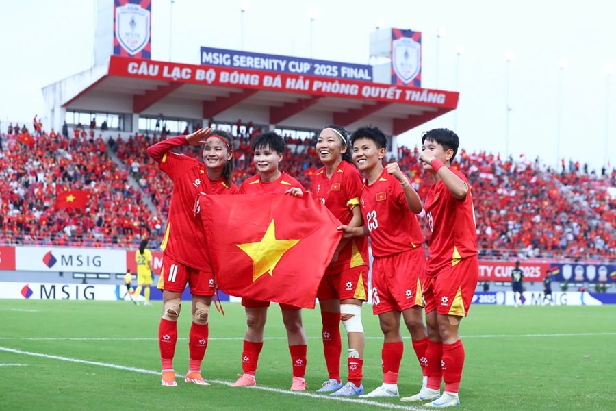 Thắng Thái Lan 3 - 1, Việt Nam giành Huy chương Đồng Giải bóng đá nữ vô địch Đông Nam Á 2025