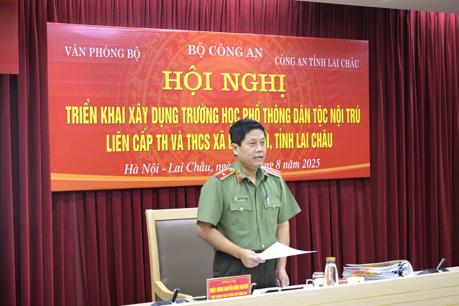 Triển khai xây dựng trường học phổ thông dân tộc nội trú liên cấp Tiểu học và Trung học cơ sở tại xã Pa Tần, tỉnh Lai Châu