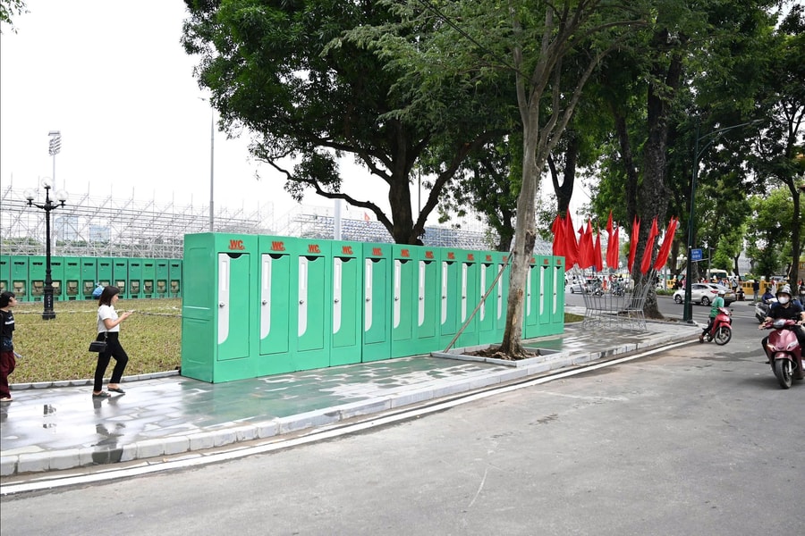 Tăng cường công tác vệ sinh môi trường phục vụ Lễ kỷ niệm A80