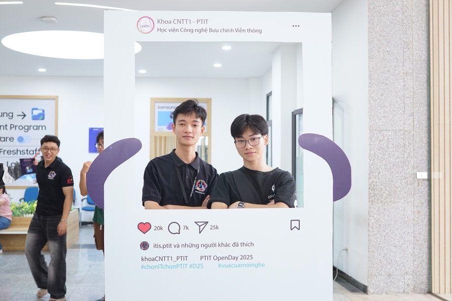 Điểm chuẩn đại học 2025 của Học viện Công nghệ Bưu chính Viễn thông dao động từ 21 - 26,21 điểm