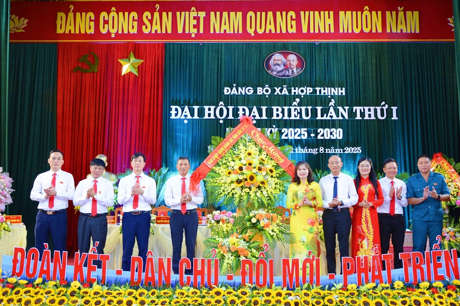 Quyết tâm xây dựng Hợp Thịnh trở thành xã nông thôn mới kiểu mẫu trước năm 2030