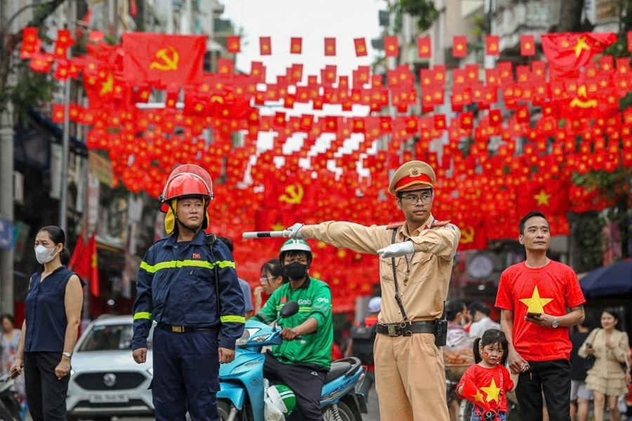 Cục Cảnh sát giao thông hướng dẫn cách để người dân đi lại thuận tiện trong dịp đại lễ A80