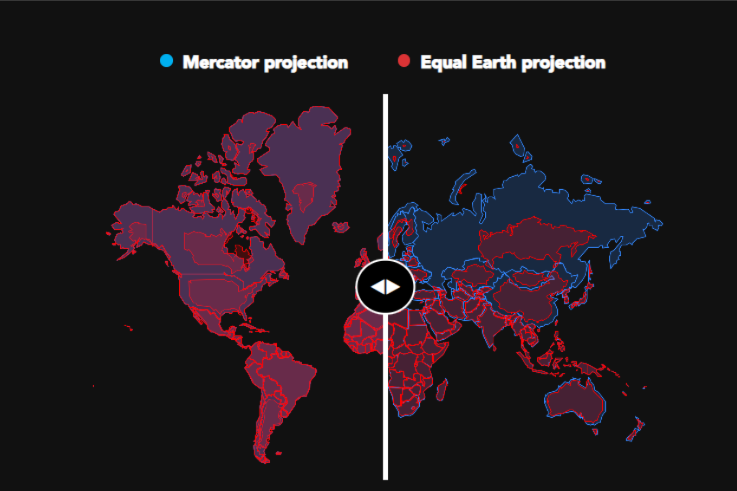 Châu Phi kêu gọi sử dụng bản đồ thế giới đúng với kích thước lục địa