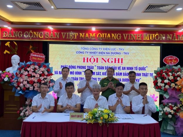 Phát động phong trào toàn dân bảo vệ an ninh Tổ quốc tại Công ty Nhiệt điện Na Dương - TKV