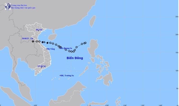 Áp thấp nhiệt đới từ cơn bão số 6 đã suy yếu trên khu vực Trung Lào
