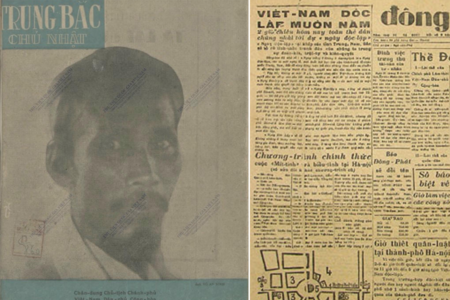 Ngày Độc lập qua những trang báo lịch sử